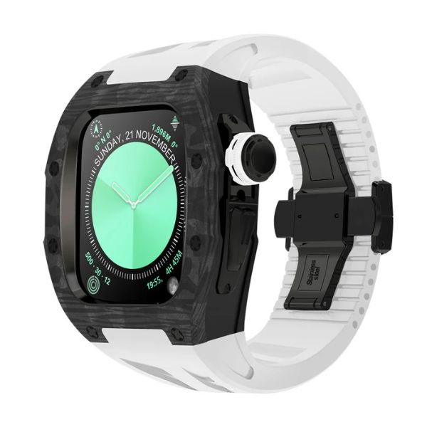 RM7013 Carbon Fiber Retrofit Kit: Estilo Vanguardista para Apple Watch S10