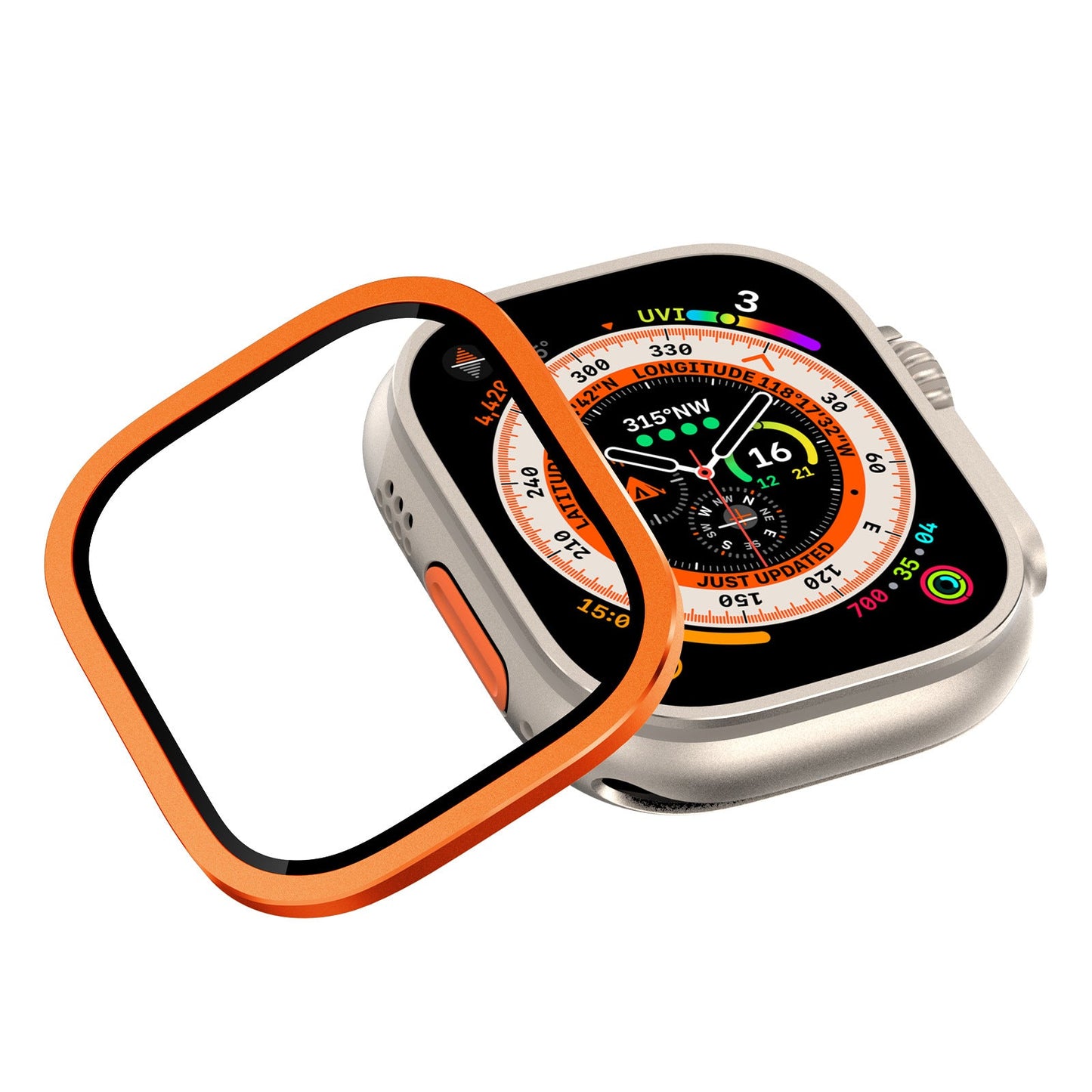 Protector de Pantalla de Titanio para Apple Watch Ultra 2/Ultra: Máxima Defensa y Estilo Aeronáutico
