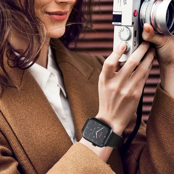 Correa Magnética Urban Fit para Apple Watch: Cuero Genuino y Silicona – Estilo y Versatilidad