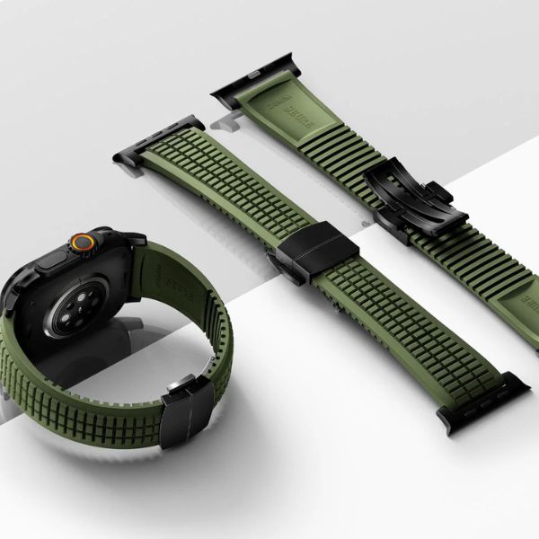 GR Modern Band Upgraded Version: Resistencia, Estilo Militar y Comodidad para Apple Watch