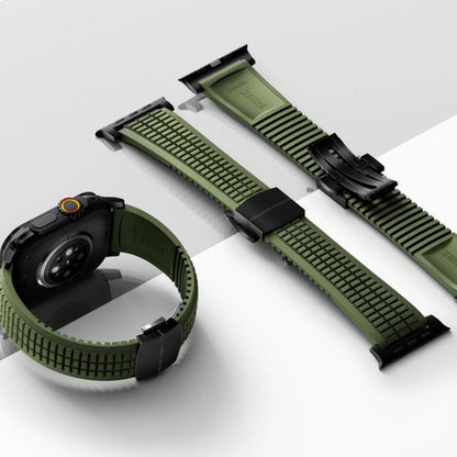 GR Modern Band Upgraded Version: Resistencia, Estilo Militar y Comodidad para Apple Watch