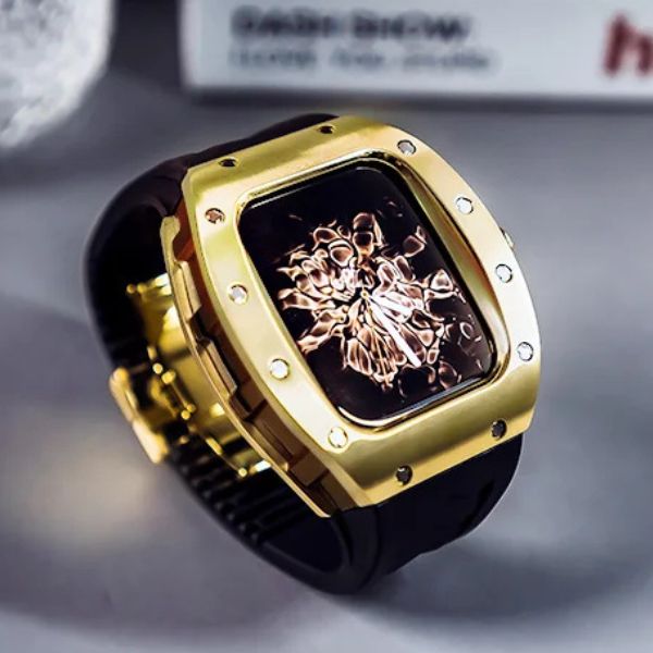 RM808 Carbon Fiber Retrofit Kit: Protección Híbrida y Estilo para Apple Watch Ultra