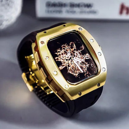 RM808 Carbon Fiber Retrofit Kit: Protección Híbrida y Estilo para Apple Watch Ultra