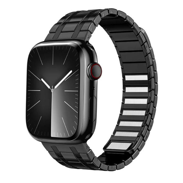 AP Frosted Stainless Steel Magnetic Band: Fuerza y Estilo para Apple Watch