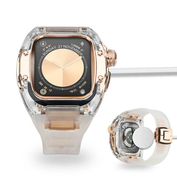 RM7013 Crystal Case Retrofit Kit: Transformación Premium para Apple Watch S10