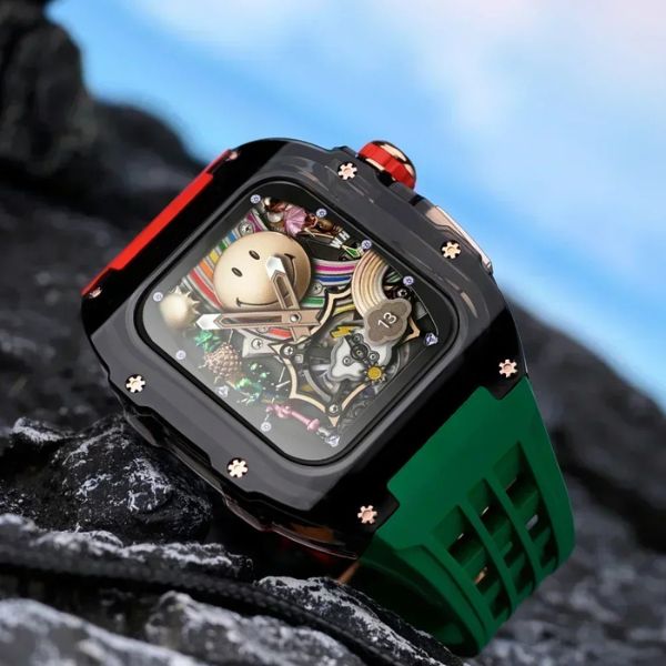 RM V30 Glacier Series Retrofit Kit: Protección Robusta y Estilo Moderno para Apple Watch