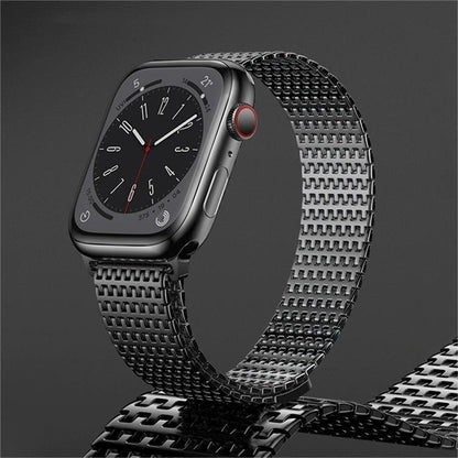 Domino Stainless Steel Magnet Band: Elegancia Moderna y Diseño Arquitectónico para Apple Watch