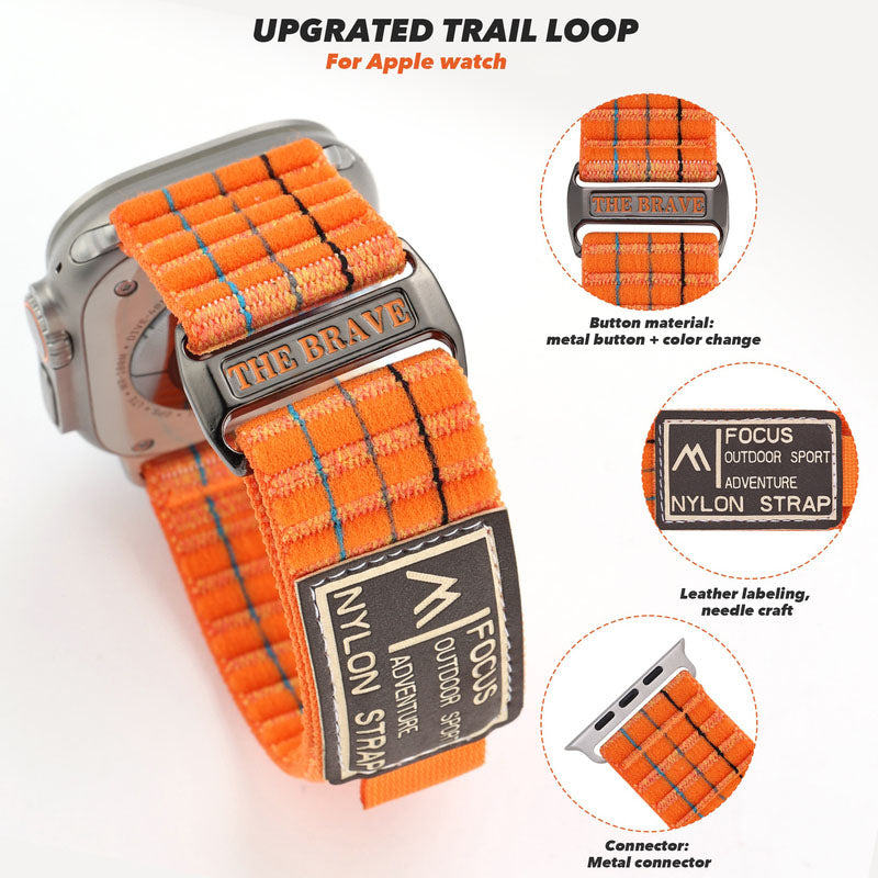 FOCUS Trail Loop Nylon Band: Confort y Resistencia para tu Apple Watch