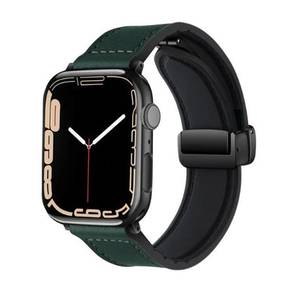 Correa Magnética Urban Fit para Apple Watch: Cuero Genuino y Silicona – Estilo y Versatilidad