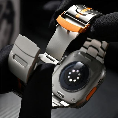 Titanium Band para Apple Watch: Estilo Duradero y Confort Superior