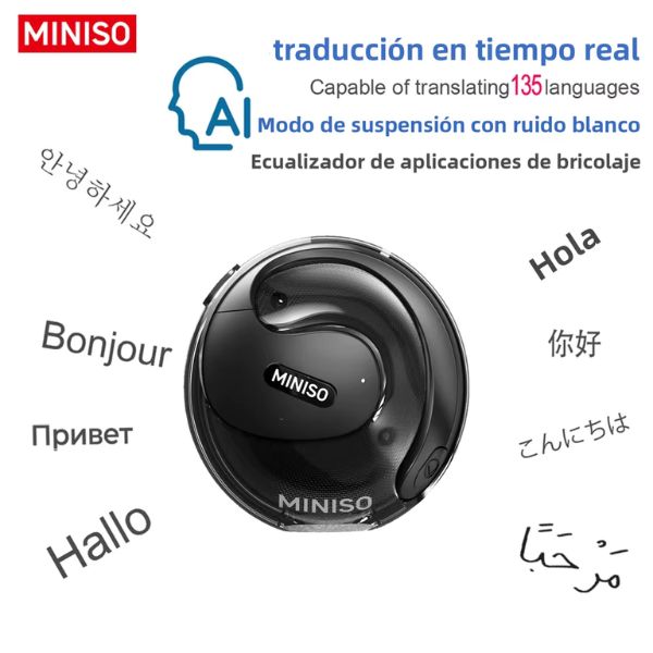 MINISO X15 PRO – Auriculares Bluetooth con Cancelación de Ruido y Diseño Colgante