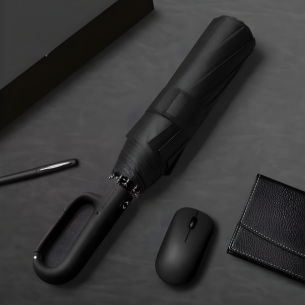 Paraguas Automático StormMaster™ – Reforzado contra Viento y Lluvia