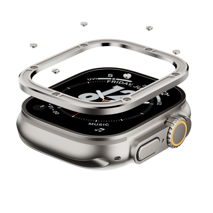 Immortal Steel Nail Protection Circle: Lujo y Protección para Apple Watch Ultra
