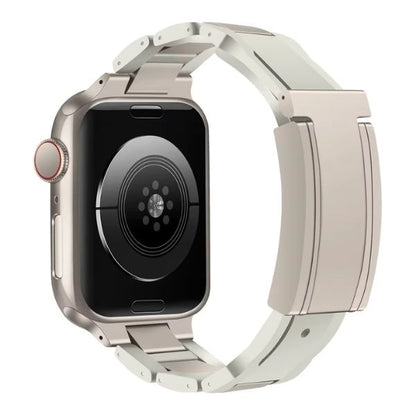 T-Type Band para Apple Watch: Innovación y Lujo en Acero Inoxidable y Silicona