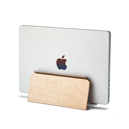 OakStand: Soporte Vertical de Madera Premium para Notebook | Minimalismo y Organización