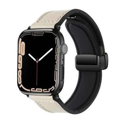 Correa Magnética Urban Fit para Apple Watch: Cuero Genuino y Silicona – Estilo y Versatilidad