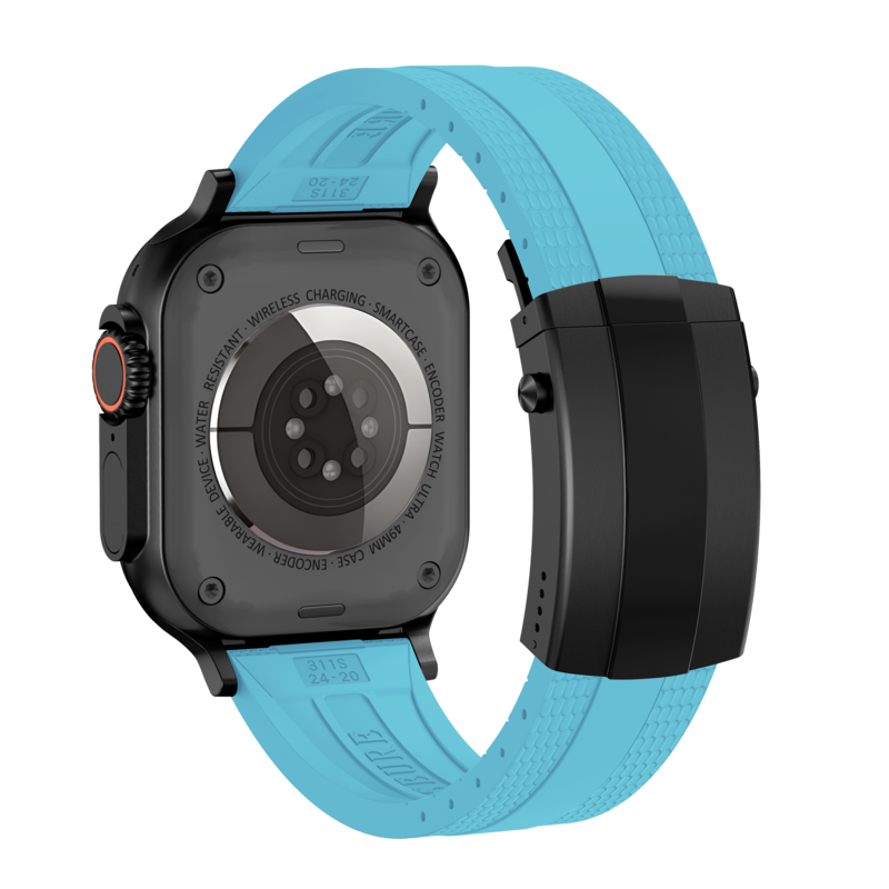 Ocean Luxe Band: Elegancia Marina y Durabilidad FKM para Apple Watch