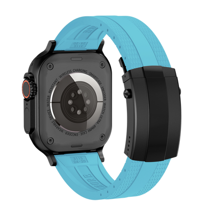Ocean Luxe Band: Elegancia Marina y Durabilidad FKM para Apple Watch