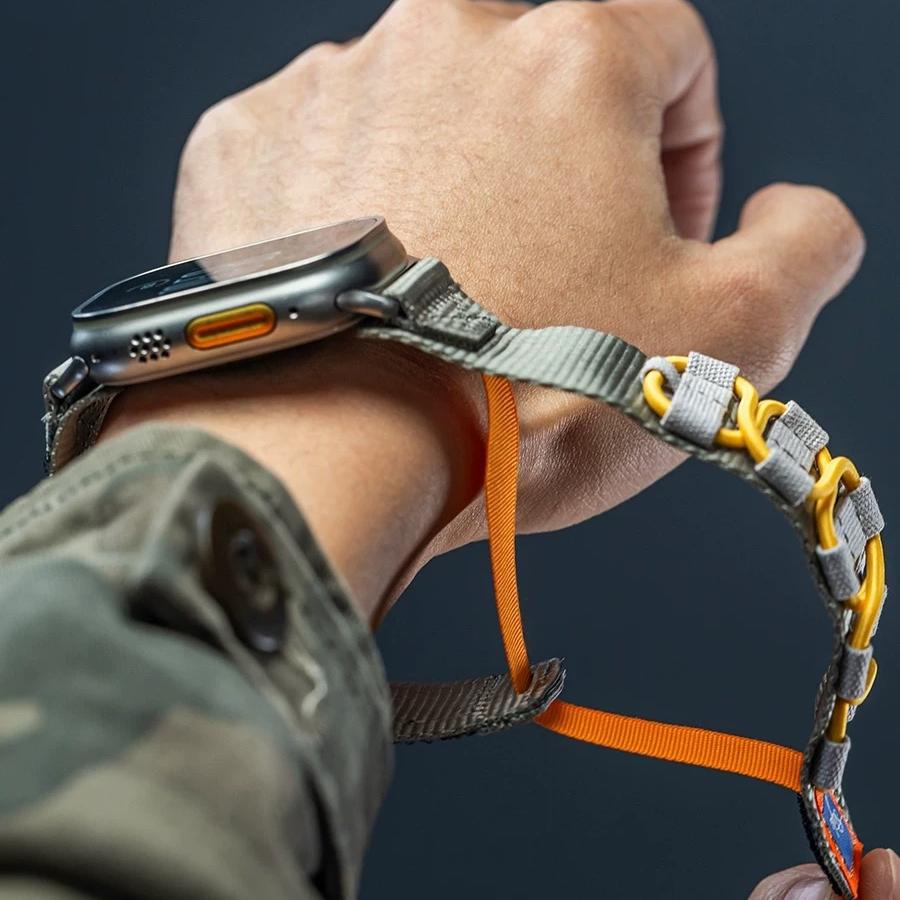 Designer Nylon Woven Band: Aventura y Resistencia para Tu Apple Watch