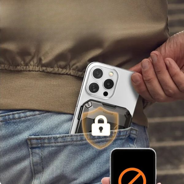 SUPCASE MagWallet Pro: Cartera Magnética con Soporte AirTag y Trípode | 5 Tarjetas y Protección RFID