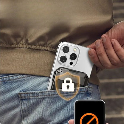 SUPCASE MagWallet Pro: Cartera Magnética con Soporte AirTag y Trípode | 5 Tarjetas y Protección RFID