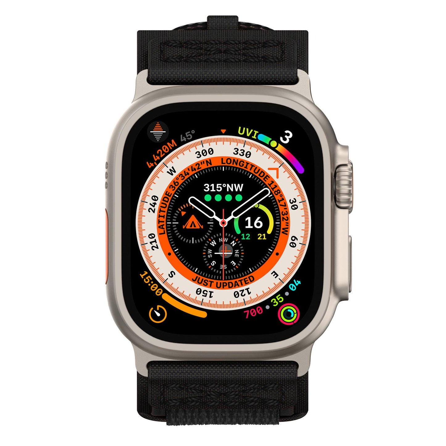 Outdoor Tactical Nylon Strap: Resistencia y Confort para tu Apple Watch de Aventura