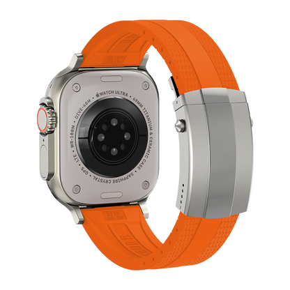 Ocean Luxe Band: Elegancia Marina y Durabilidad FKM para Apple Watch