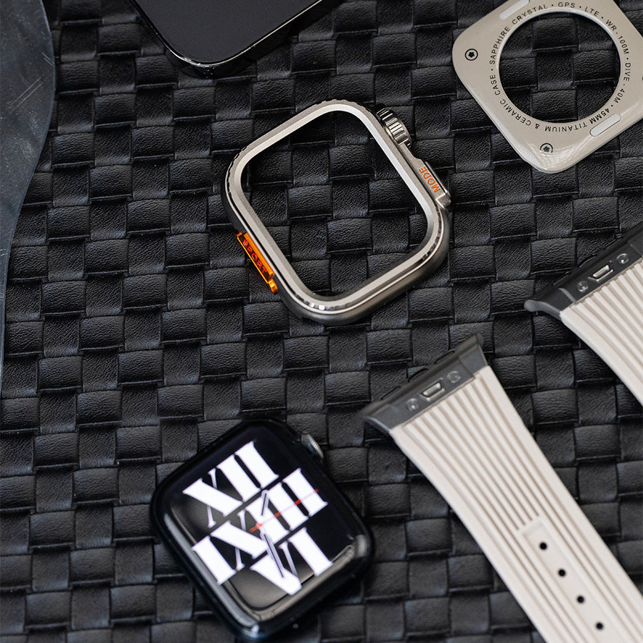 Caja de Aleación de Titanio Rugged para Apple Watch: Protección Extrema y Estilo Aventurero