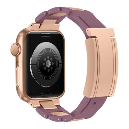 T-Type Band para Apple Watch: Innovación y Lujo en Acero Inoxidable y Silicona