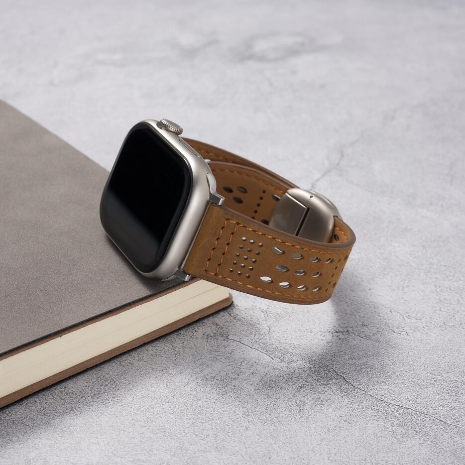 Breathable Leather Strap: Elegancia y Confort para Tu Apple Watch