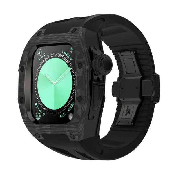 RM7013 Carbon Fiber Retrofit Kit: Estilo Vanguardista para Apple Watch S10