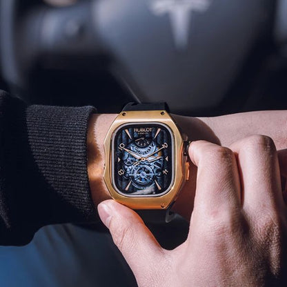 RM808 Carbon Fiber Retrofit Kit: Protección Híbrida y Estilo para Apple Watch Ultra