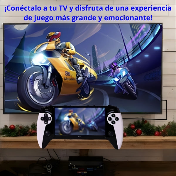 Consola de Juegos Portátil - X9 Game Stick Retro con Pantalla IPS de 5,5”