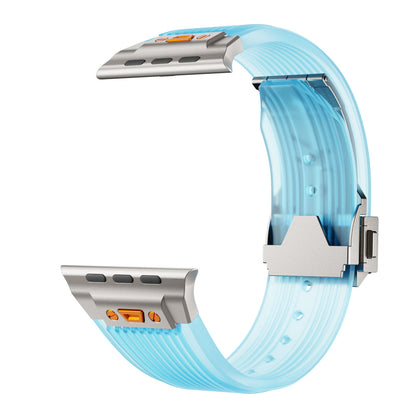 RM Transparent Silicone Band: Elegancia Semitransparente para Apple Watch