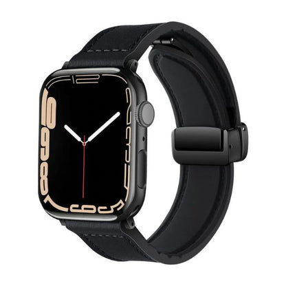 Correa Magnética Urban Fit para Apple Watch: Cuero Genuino y Silicona – Estilo y Versatilidad