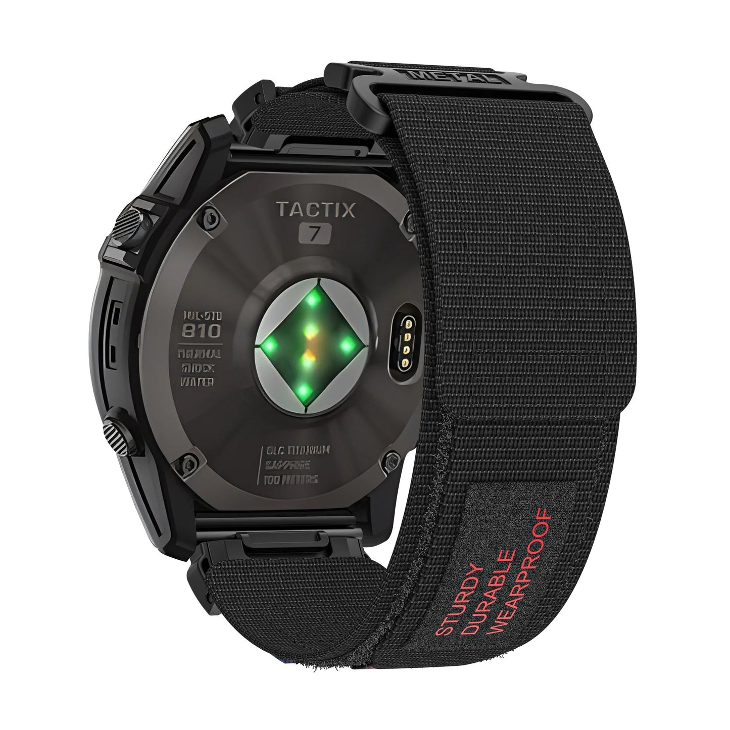 Garmin QuickFit Nylon Canvas Loop Velcro Band: Estilo Militar y Confort Adaptable