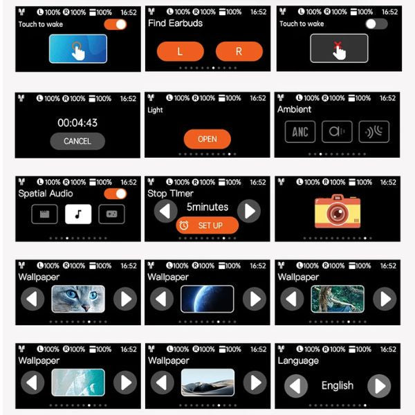ERAZER XF35: Auriculares Táctiles Multifunción