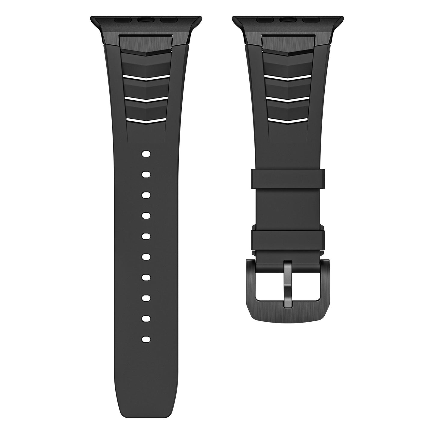 Mecha Fluororubber Band: Confort y Estilo Robusto para Apple Watch