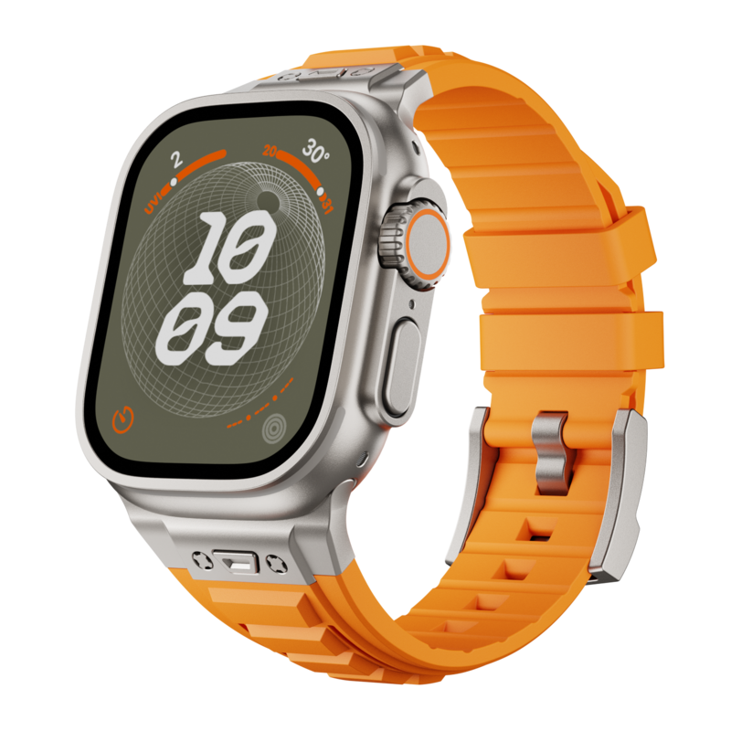 Tactical High Elastic Silicone Band: Aventura y Confort para tu Apple Watch