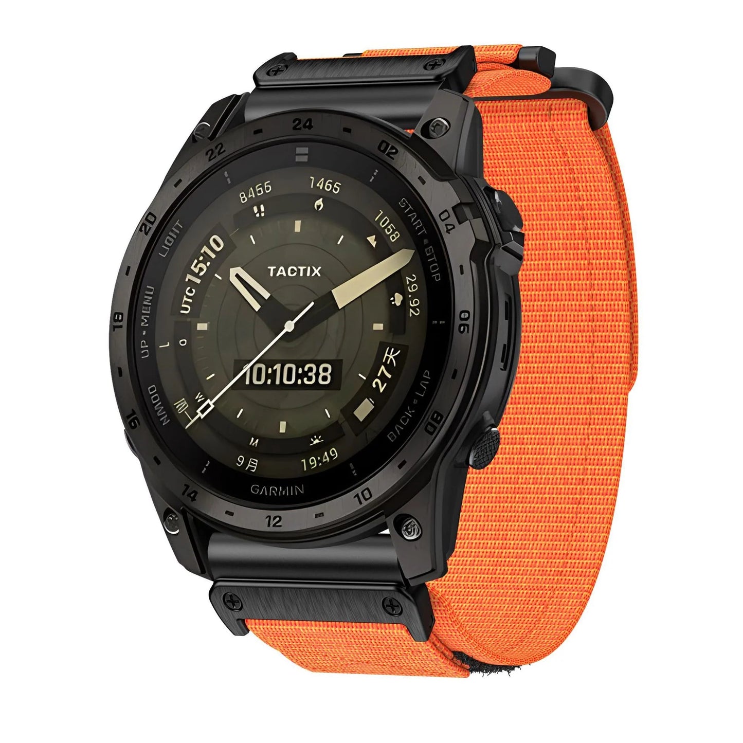 Garmin QuickFit Nylon Canvas Loop Velcro Band: Estilo Militar y Confort Adaptable