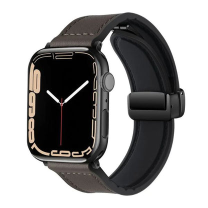 Correa Magnética Urban Fit para Apple Watch: Cuero Genuino y Silicona – Estilo y Versatilidad