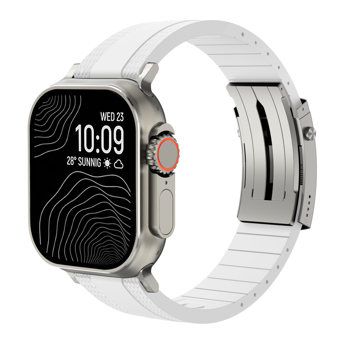 Ocean Luxe Band: Elegancia Marina y Durabilidad FKM para Apple Watch