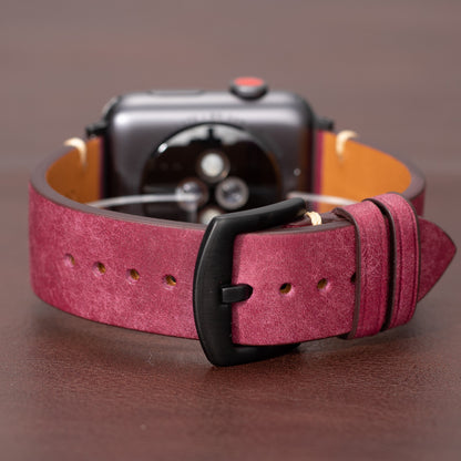 Correa de Cuero Italiano Premium para Apple Watch: Estilo Clásico y Sostenible