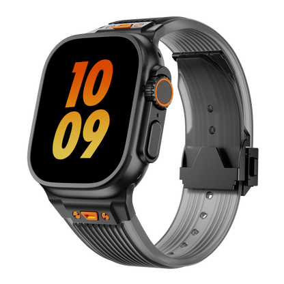 RM Transparent Silicone Band: Elegancia Semitransparente para Apple Watch