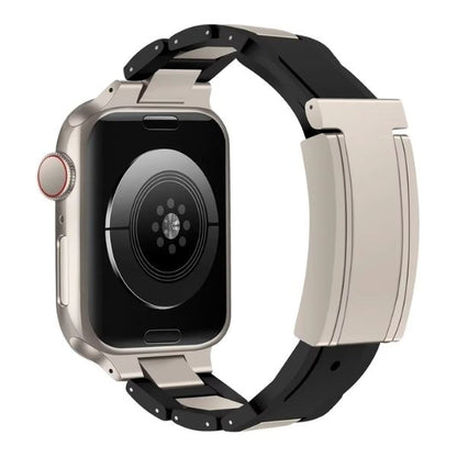 T-Type Band para Apple Watch: Innovación y Lujo en Acero Inoxidable y Silicona