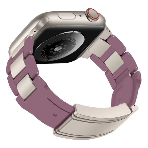 T-Type Band para Apple Watch: Innovación y Lujo en Acero Inoxidable y Silicona