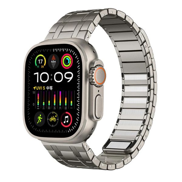 AP Frosted Stainless Steel Magnetic Band: Fuerza y Estilo para Apple Watch