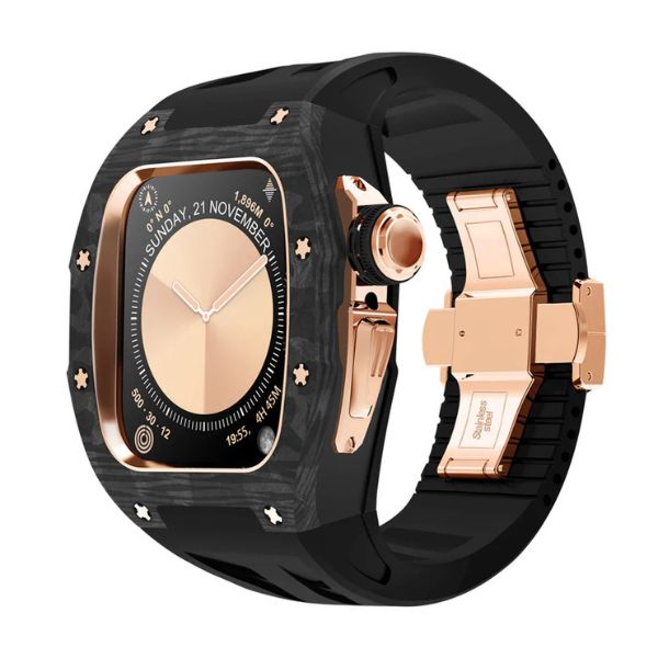 RM7013 Carbon Fiber Retrofit Kit: Estilo Vanguardista para Apple Watch S10