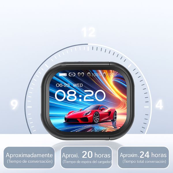 HTC NE20 – Auriculares traductores con pantalla LCD, OWS y sonido Hi-Fi