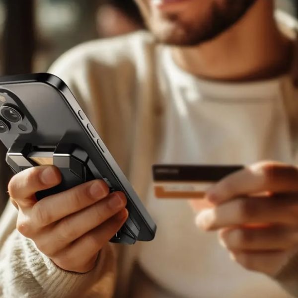 I-BLASON MagWallet Pro: Cartera Magnética MagSafe para iPhone | 6 Tarjetas y Soporte Versátil